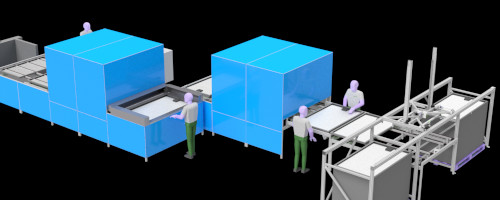 Zonnepanelen sorteer & inspectiesysteem